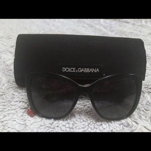 Dolce and Gabanna black sunglasses
